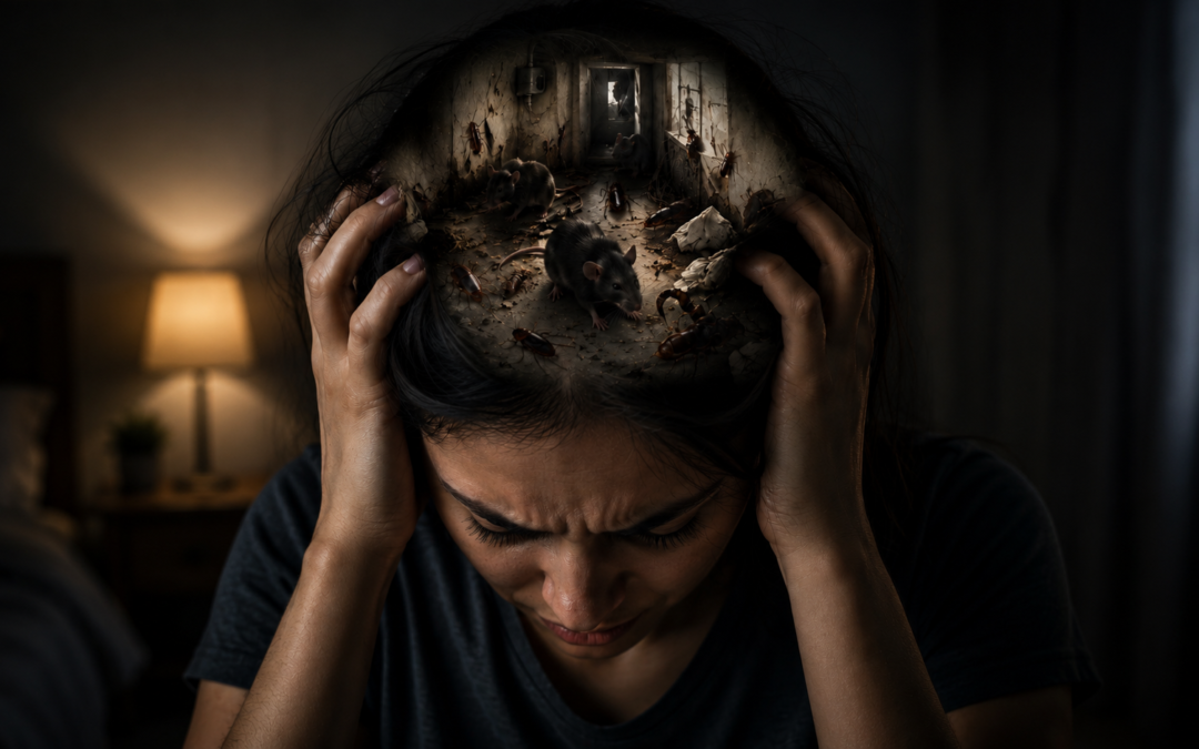 infestação de pragas e saúde emocional dentro de casa