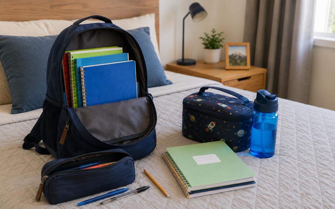 Pragas na mochila escolar antes da volta às aulas