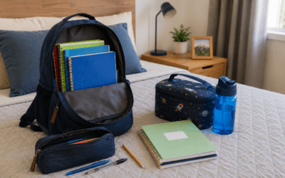 Pragas na mochila escolar antes da volta às aulas